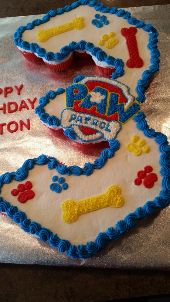 Paw Patrol Cupcake Cake